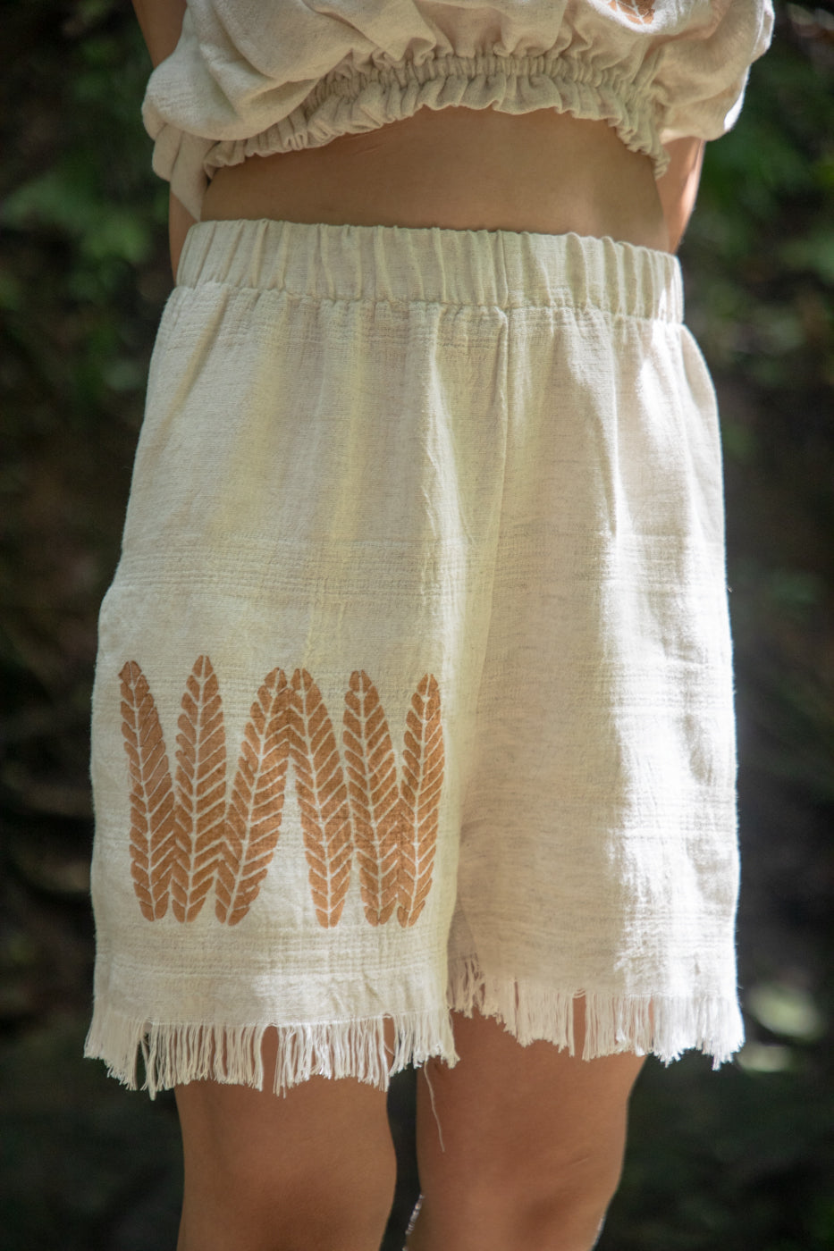 Linen Summer Shorts and Top Set