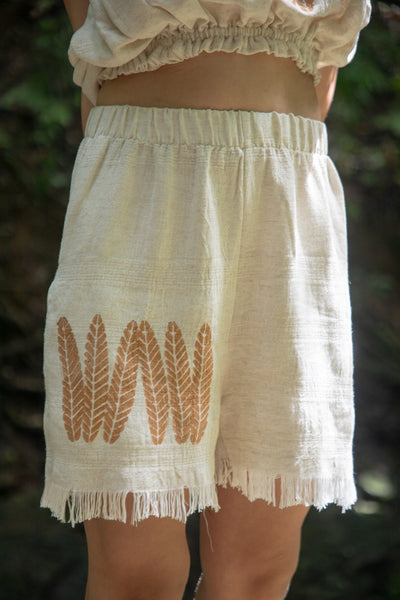 Linen Summer Shorts and Top Set