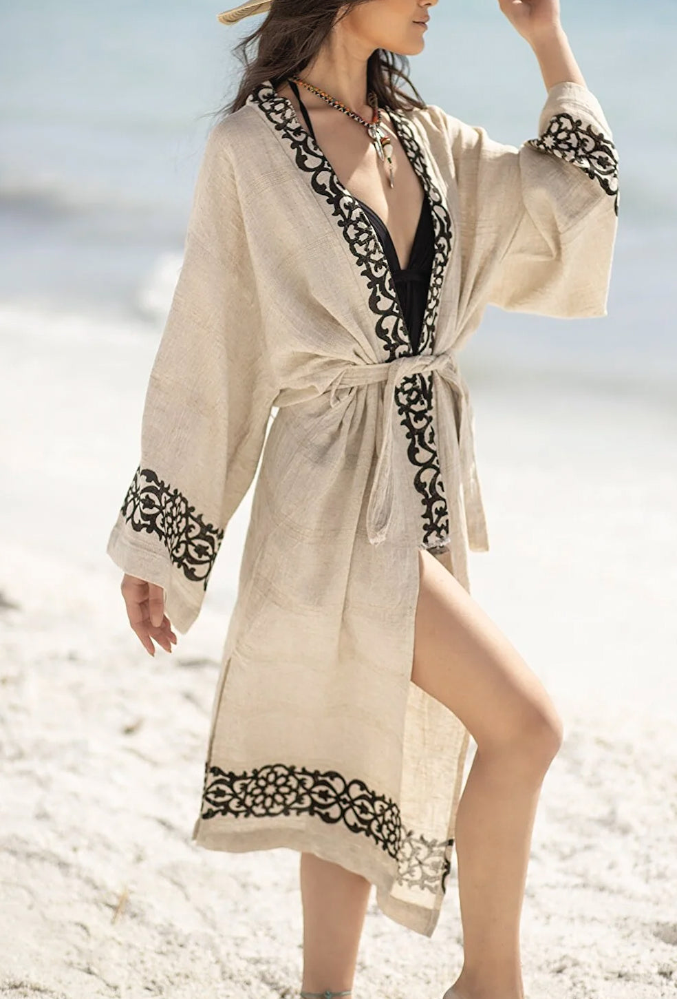 Goddess Linen Kimono