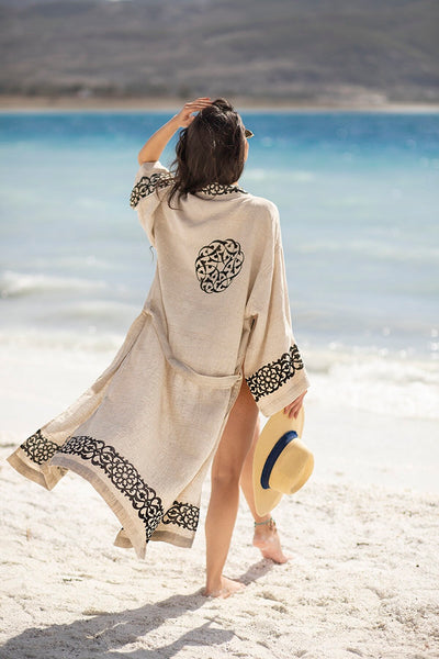 Goddess Linen Kimono