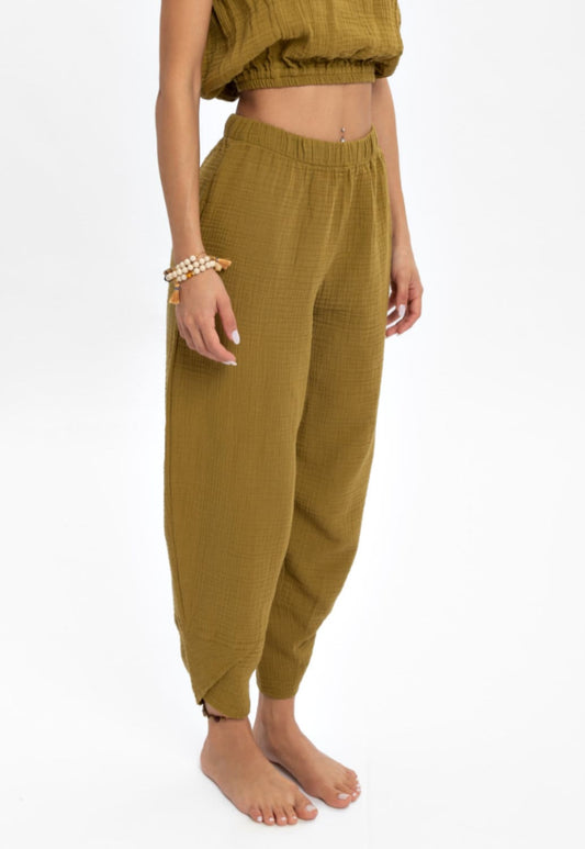 Hand Woven Organic Cotton Pants